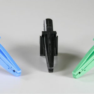 Lot de 3 pinces croco (1 verte, 1 bleue, 1 noire) – IT.EST 600B et IT.EST 600A